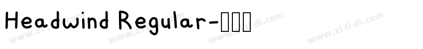 Headwind Regular字体转换